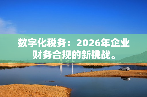 数字化税务：2026年企业财务合规的新挑战。-第1张图片-一只熊网络