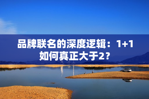 品牌联名的深度逻辑：1+1如何真正大于2？-第1张图片